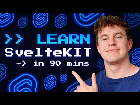 Learn SvelteKit in 90 Minutes · Build a Modern Landing Page w. SvelteKit & TailwindCSS