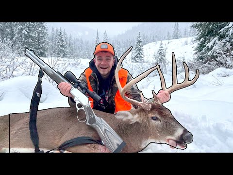 I Hunted the Biggest Buck of My Life in the Snow!