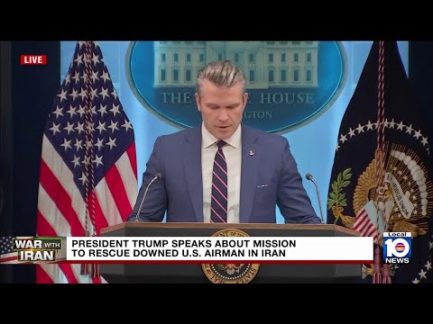 Hegseth talks about U.S. airman's rescue