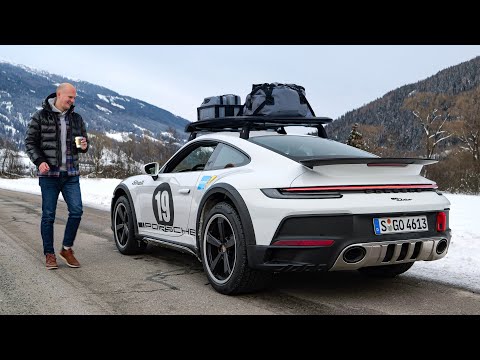Getting A Coffee In The NEW Porsche 911 Dakar!