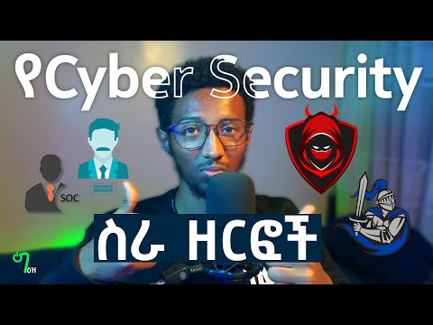 🟢በCYBER SECURITY መስራት ምትችሉባቸው ዘርፎች | Cyber Security Careers