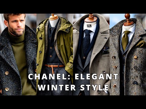 Fashion Trends: CHANEL Fall/Winter 2025/26 Collection | Olive Green & Charcoal Tweed Modern Menswear
