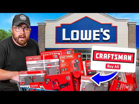 I Spent $7,321 on Every CRAFTSMAN Tool!