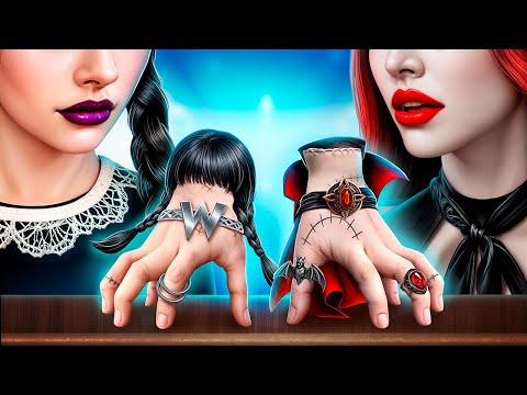 Как стать вампиром? Экстремальное перевоплощение Уэнсдей Аддамс в тюрьме!