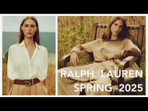 RALPH LAUREN  PRE-SPRING 2025 COLLECTION for WOMEN: THE MOST STUNNING LOOKS