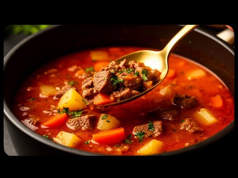 This Hungarian goulash soup saved me from surgery! I can eat this soup all winter!