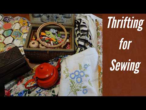 Can you thrift fabric for sewing? Let's find out!