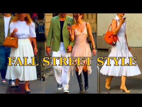 How Italians Are Dressing This Fall in Milan🍂Style Secrets, Chic Outfits & Trendy Street Fashion