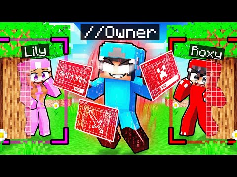Using OWNER COMMANDS in Hide and Seek Minecraft!