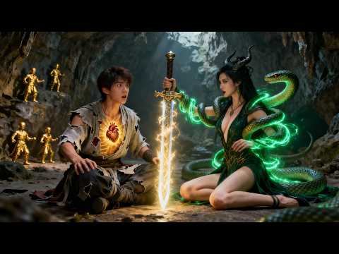 底層雜役被扔進禁地，絕境之際邂逅美女魔尊，雙修壹晚吸幹對方萬年功力，試煉秒殺全場天驕，人生從此逆襲！#战神 #drama #短劇 #熱門短劇