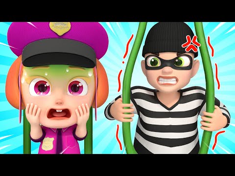 Who Stole the Cake? | Baby Police Chase Thief | Police Song | Rosoo Nursery Rhymes