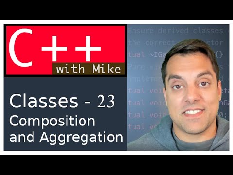 Classes part 23 - Composition (and aggregation) versus Inheritance in C++ | Modern Cpp Series Ep. 60