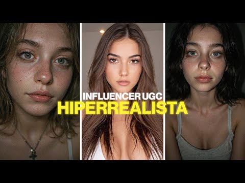 Crea INFLUENCERS de IA UGC HIPERREALISTAS GRATIS (PLANTILLAS GRATIS)