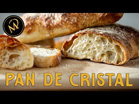 Pan de Cristal, a Spanish bread specialty with extremely high hydration