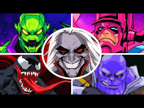 Marvel Cosmic Invasion - All Bosses & Ending