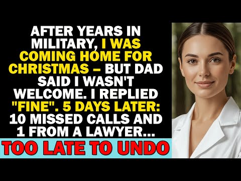 I Was Coming Home For Christmas After Years Of Military Service - But Just Days Before My DAD Sent.