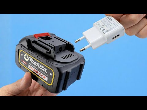 Never Buy Drill Batteries Again! Use a Regular Phone Charger and Watch What Happens ๐