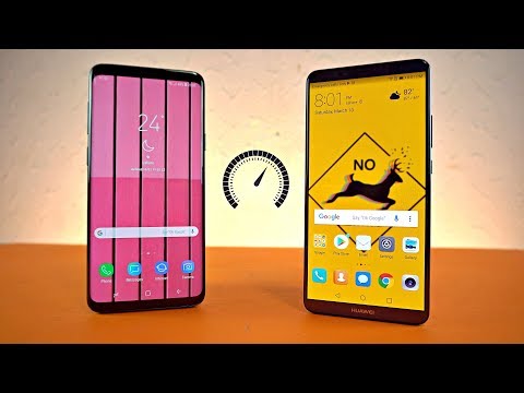 Samsung Galaxy S9 Plus vs Mate 10 Pro - Speed Test! (4K)