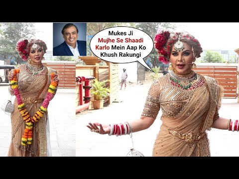 Rakhi Sawant Wants To Marry Mukesh Ambani - New Funny Video