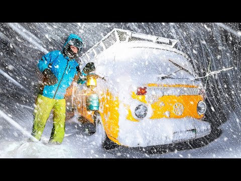 Surviving a Winter in a Van - Van Camping To The End Of The World