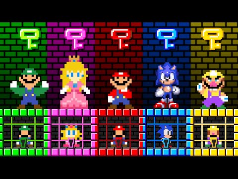 Mario Don't Choose the WRONG KEY with All Baby Character Prison Escape Challenge!