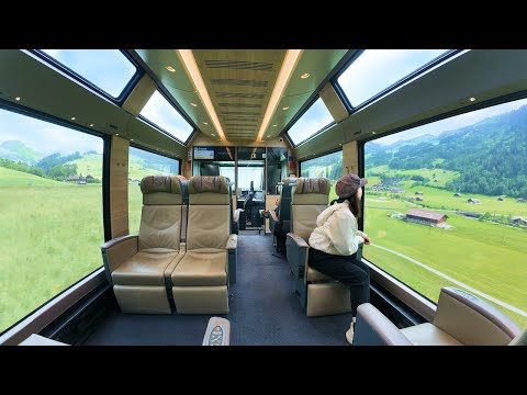 Newest Swiss Panoramic Train: Goldenpass Express | Montreux - Interlaken🇨🇭