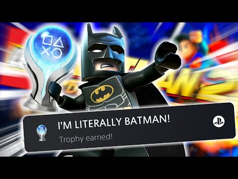 I Got The Platinum Trophy For The BEST Lego Batman Game