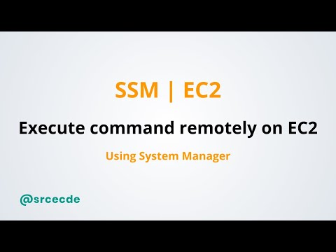 How to run commands remotely on EC2 using Systems Manager