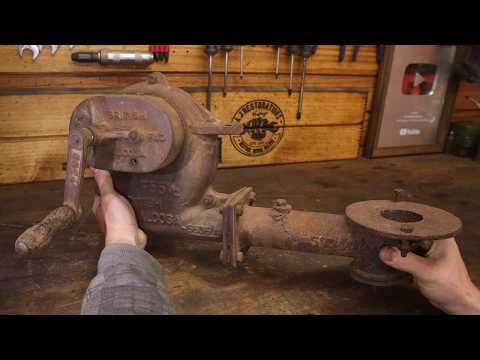 Can I save this vintage Alcosa forge blower?