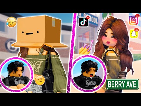Girl Will Not SHOW Her FACE Inside School, What Happens Next Is Shocking... | Berry Avenue Story