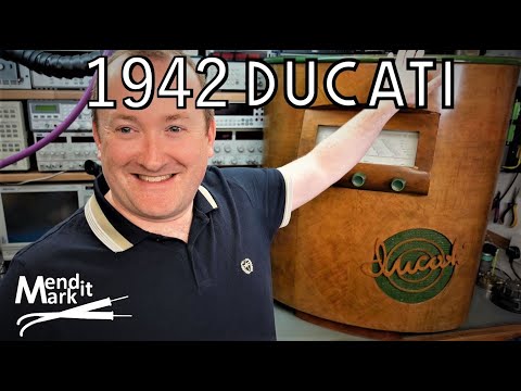 1942 Ducati Radiogram - Part 2 - Speaker Repair & Bluetooth Installation