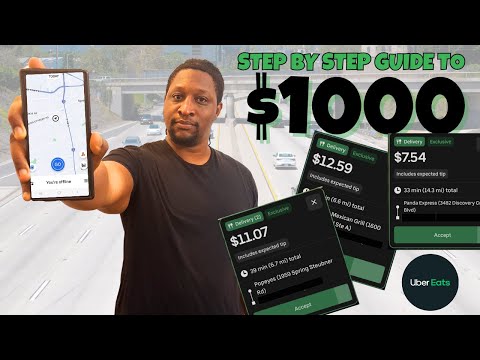 EXACTLY how to make $1,000 on Uber Eat | Step by step guide