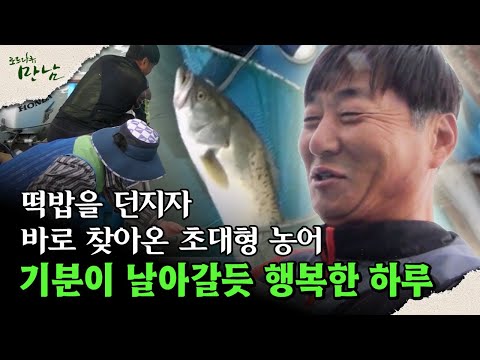 [로드다큐 만남 47회②] 떡밥을 던지자 바로 찾아온 초대형 농어 기분이 날아갈듯 행복한 하루