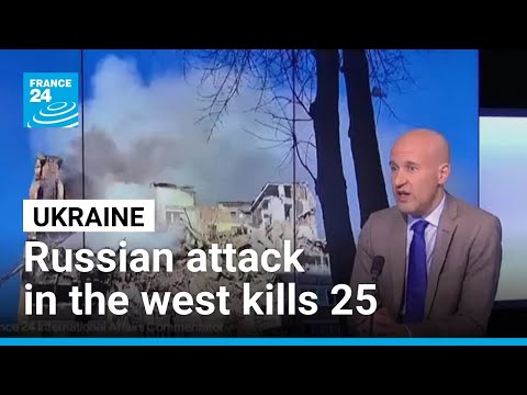 Ukraine: At least 25 killed in Russian strike in the west of the country • FRANCE 24 English