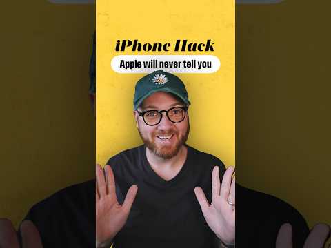 This iPhone Hack will save you SO MUCH TIME 😳🕶🤏 #apple #iphonehacks #contentcreators