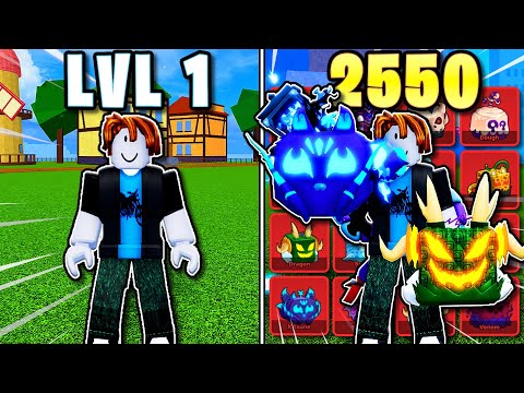 Blox Fruits Noob to Max COLLECTING EVERY FRUIT