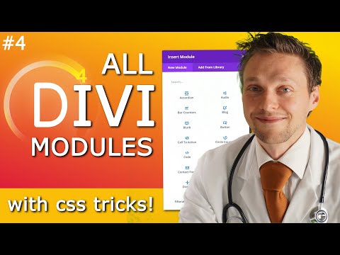 All Divi Modules Overview incl. CSS Tricks - Part 4