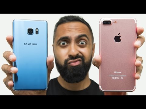 iPhone 7 Plus vs Samsung Galaxy Note 7