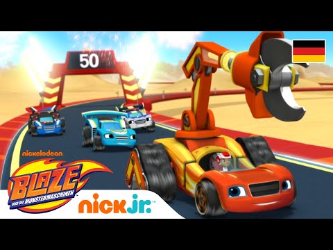30 Minuten der besten Rennen von Blaze | Blaze und die Monster-Maschinen | Nick Jr.