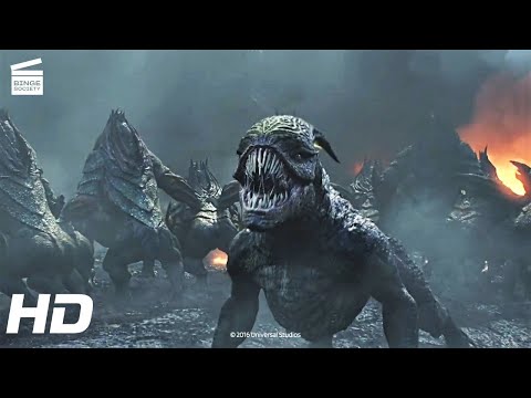 The Great Wall (2016) - The First Battle Against a Monster Horde