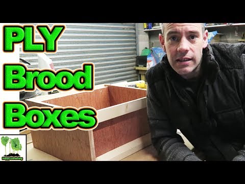 How I Build My National Beehive Brood Boxes From Ply