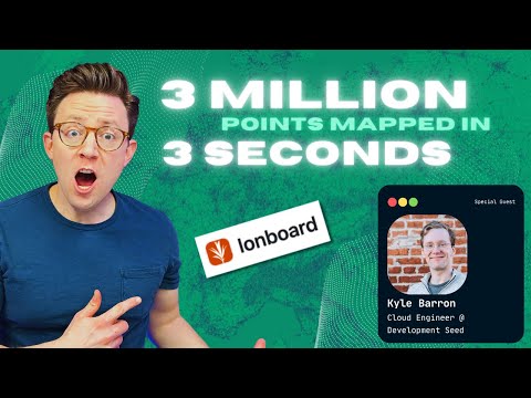 Big geospatial visualization with lonboard and Kyle Barron