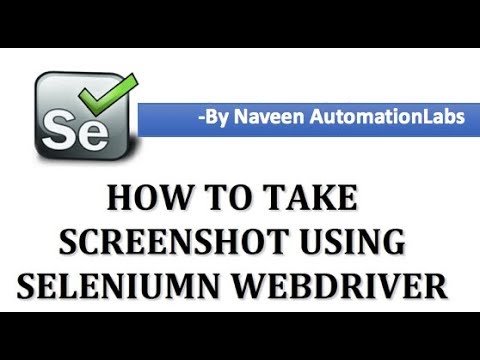 How to take Screenshot in Selenium || Interview Question