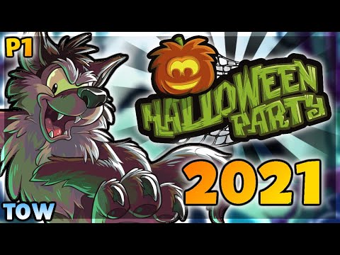 🎃 HALLOWEEN PARTY 2021 - PART 1 ⛈️ | Club Penguin Rewritten