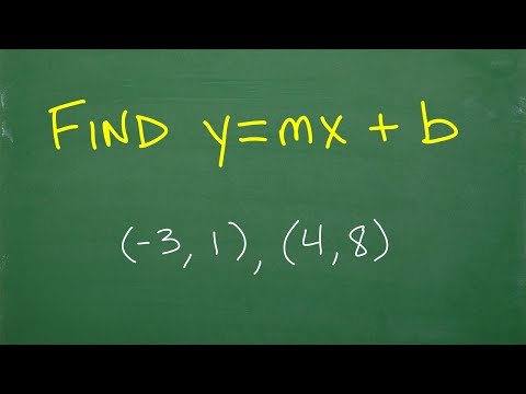 What is the linear equation of the line that passes through (– 3, 1) and (4, 8)?