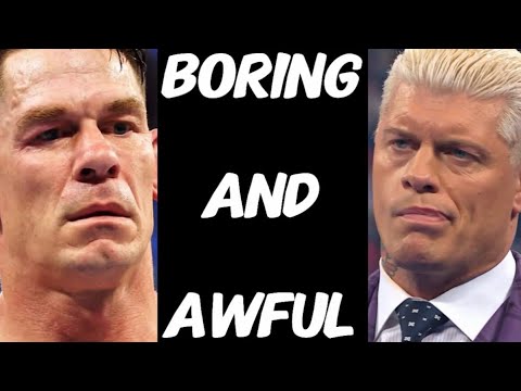 SMACKDOWN WAS SKIPPABLE TRASH!! LOL!! (RANT)