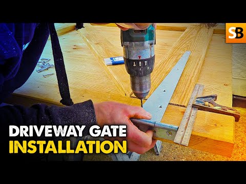 How To Install Driveway Double Gates | DIY Guide