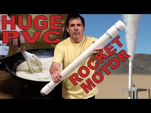 Building a HUGE pvc rocket motor - Dan Pollino's K500 motor