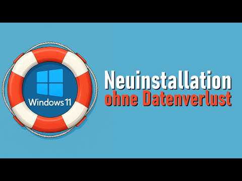 Reinstall Windows 11 without losing data