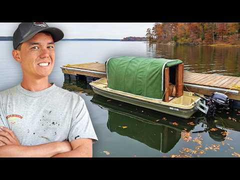 Turning the cheapest Amazon boat into a stealth camper